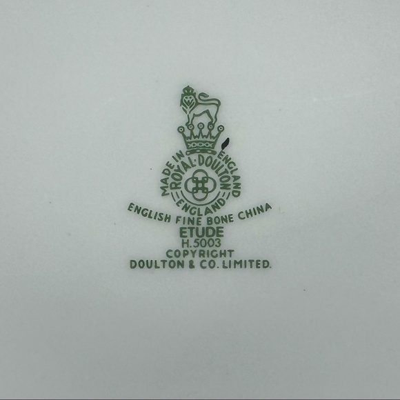 Royal Doulton Etude Salad Plates(Set of 4) Bone China England - Picture 5 of 5